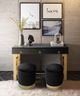 TOV Furniture Pri Black Storage Ottoman-2