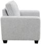 Intercon Ashbury TUP Soft Gray Chenille Ashbury Chair-3