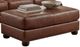 USA Premium Leather Furniture 7500 Almond/Pasiley Ottoman-0