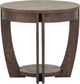 Magnussen Home® Lyndale Nutmeg Round End Table-1