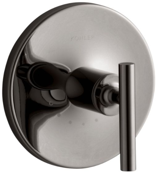 KOHLER® Purist® MasterShower® Vibrant Titanium Temperature Control Valve Trim with Lever Handle-0