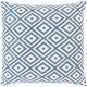 Surya Kanga Dark Blue 18"x18" Toss Pillow with Down Insert-0