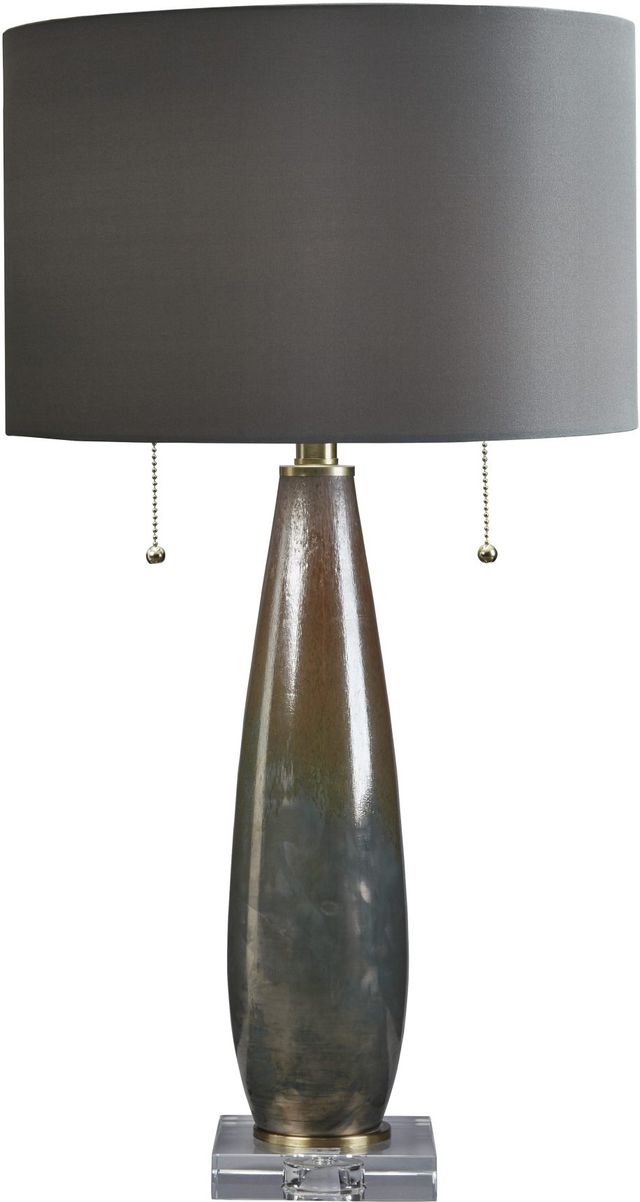 Signature Design by Ashley® Oranburg Gray/Brown Table Lamp-0