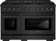 ZLINE Paramount Series 48" Black Stainless Steel Pro Style Gas Range -0