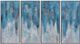 Crestview Collection Royal Four 4-Piece Blue/Gray/Silver Wall Art Set-0