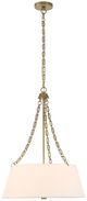 Uttermost® Andalucia Matte Brushed Gold/White 4-Light Pendant-0