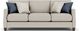 Flexsteel® Lennox Silver Driftwood Sofa-4