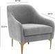 TOV Furniture Serena Gray Accent Chair-2