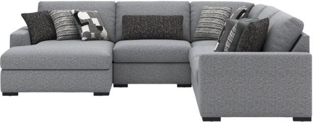 Benchcraft® Bealton 5-Piece Pepper/Salt Left- Arm Facing Sectional and Chaise-1