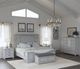 Emerald Home New Haven Oyster Shell King Panel Bed-1