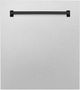 ZLINE Autograph Edition Tallac 24" Fingerprint Resistant Satin Stainless Steel Dishwasher Panel-0