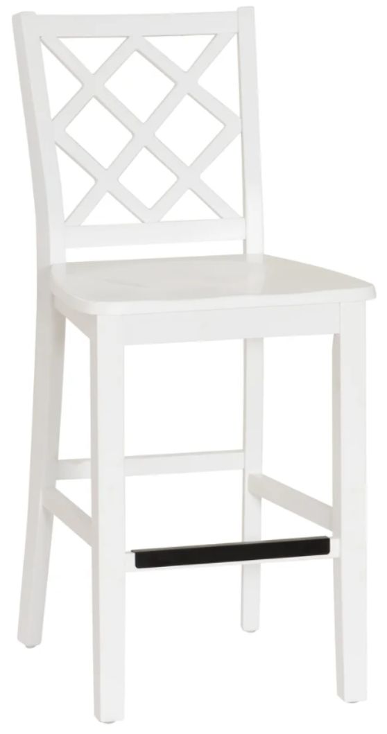 Powell® Maui White Counter Stool -0