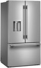 KitchenAid® 36" 30.5 Cu. Ft. PrintShield Stainless Steel French Door Refrigerator with Exterior Water and Ice Dispenser-2