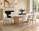 Elements International Sylvie 7-Piece Natural/White Oval Dining Set-1
