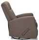 Mazin Furniture Gage Brown Glider Recliner Chair-2