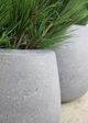 Le Present Belly Concrete Grey 19" Planter-4