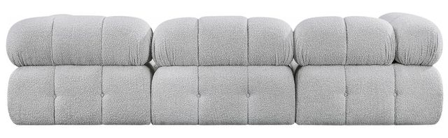 Meridian Furniture Ames 4-Piece Grey Boucle Sectional-2