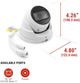 IC Realtime® White 4MP Indoor/Outdoor Vandal Eyeball Dome Camera-5