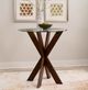 Powell® Trimble Auden Glass Top Pub Table with Espresso Base-1