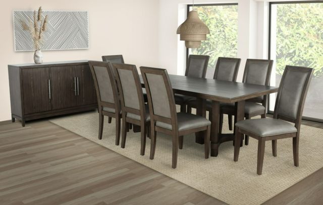New Classic® Home Furnishings Cityscape Brown Rectangular Dining Table-1