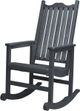 C.R. Plastic Generation Line Slate Grey Porch Rocker-1