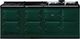 AGA™ eR7210 Classic Cast Iron 83" British Racing Green Pro Style Dual Fuel Range-0