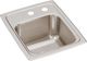 Elkay Lustertone® Classic Lustrous Satin 13" x 16" x 7-5/8" MR2-Hole Single Bowl Drop-In Sink-0