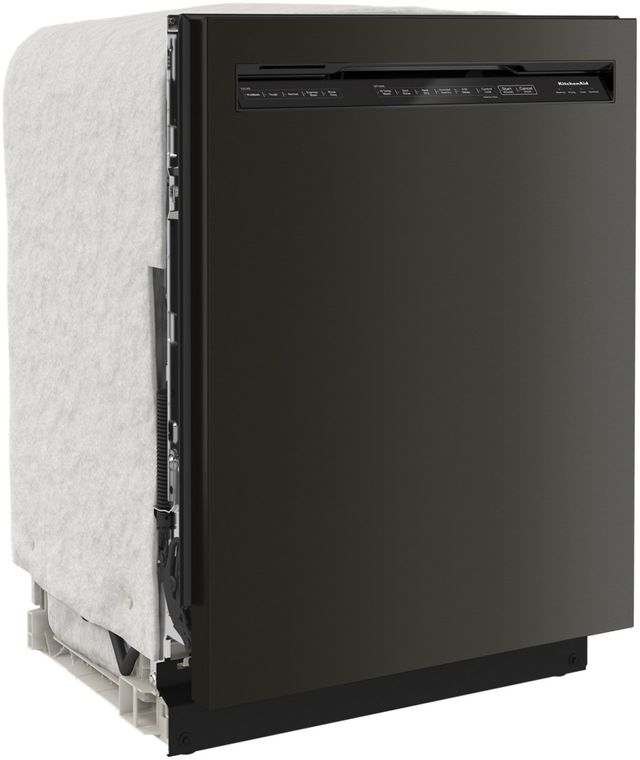 KitchenAid® 24" PrintShield™ Black Stainless Steel Built In Dishwasher-3