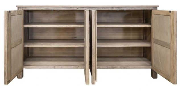 International Furniture Direct Xel-Ha Brown Console-3