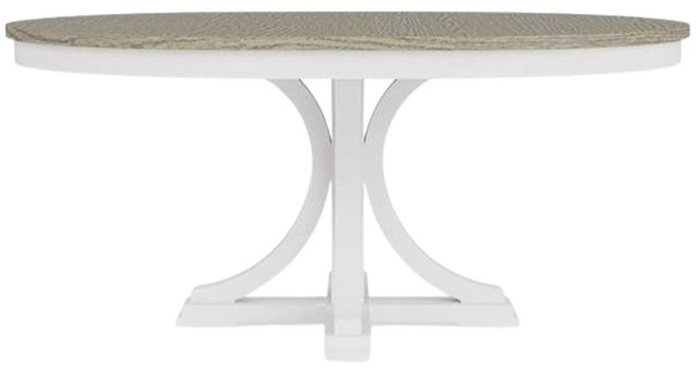 Riverside Furniture Cora Fog Round Dining Table with Cloud Base-2