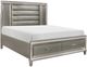 Homelegance® Tamsin Silver-Gray King LED Platform Storage Bed-0