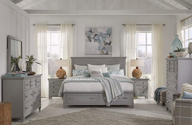 Magnussen Home® Charleston Harbor Gray Drawer Nightstand-1