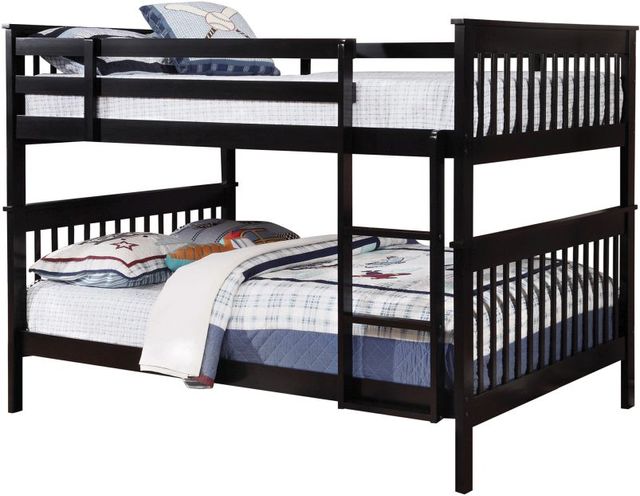 Coaster® Chapman Black Full/Full Youth Bunk Bed-0