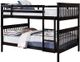 Coaster® Chapman Black Full/Full Youth Bunk Bed-0