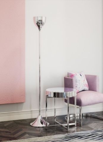 Zuo® Modern Neutrino Chrome Floor Lamp-1