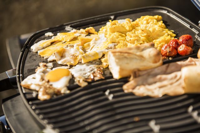 Napoleon TravelQ™ 2-Burner Red Portable Liquid Propane Grill-4