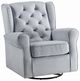 ACME Furniture Zeger Gray Swivel Glider Chair-0