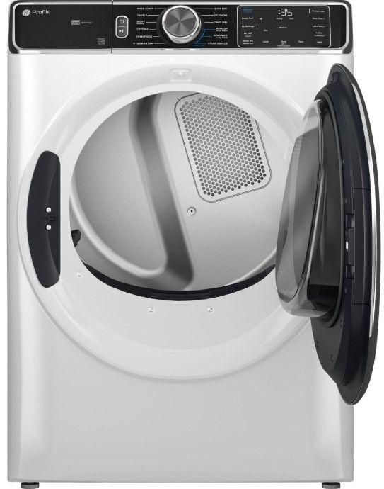 GE Profile™ 7.8 Cu. Ft White Electric Dryer-1