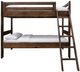International Furniture Direct Forte Brown Youth Twin Top Bunk Bed-3