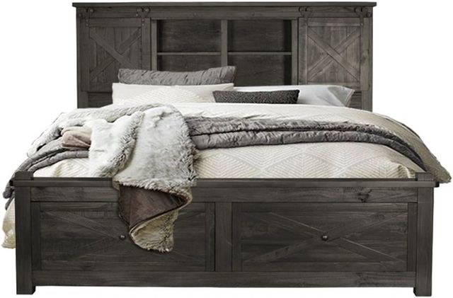 A-America® Sun Valley Charcoal King Storage Bed-0