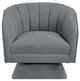 Homelegance® Eve Dark Gray Swivel Chair-2