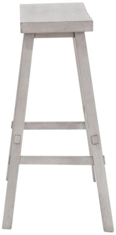 Liberty Furniture Creations II White 30" Sawhorse Counter Stool-3