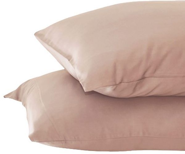 Cariloha Resort 2-Piece Bamboo Viscose Blush King Pillow Case Set-0
