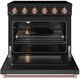 Thor Kitchen® Gordon Ramsay 36" Black/Rose Gold Freestanding Pro Style Electric Range-1