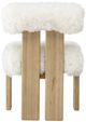 Modus Furniture Nia Lioness/Sheepskin Upholstered Dining Side Chair-4