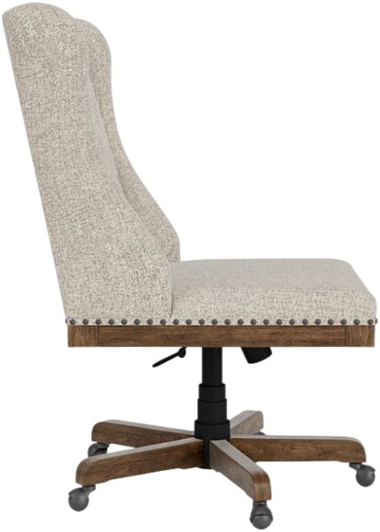 Riverside Furniture Dillon Aged Whiskey/Gray Desk Chair -2