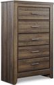 Signature Design by Ashley® Juararo 6-Piece Dark Brown Queen Panel Bed Set-4