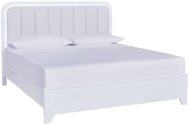 Signature Design by Ashley® Jarlee White California King Upholstered Panel Bed-0