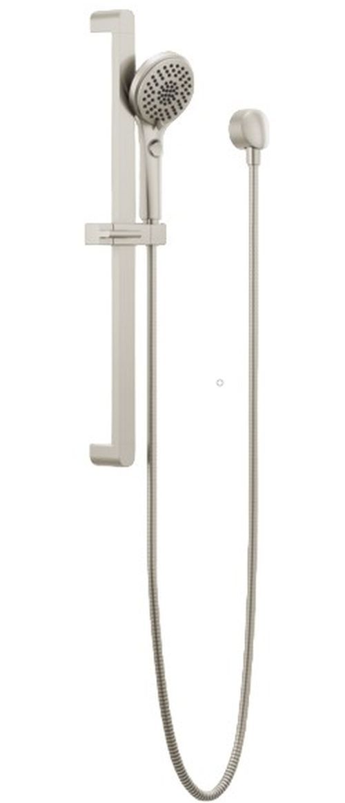 Peerless Xander® Brushed Nickel Slide Bar and Handshower-0