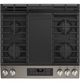 GE® 30" Slate Slide In Gas Range-2